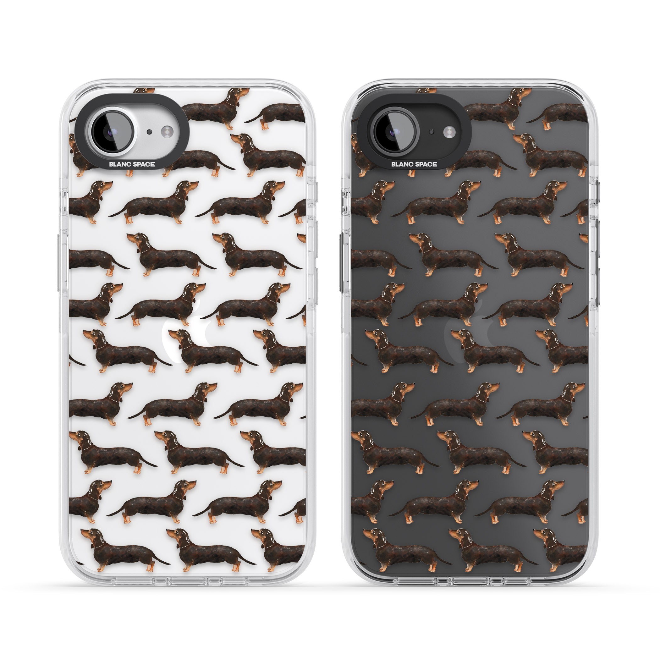Dachshund Pattern Black Tan