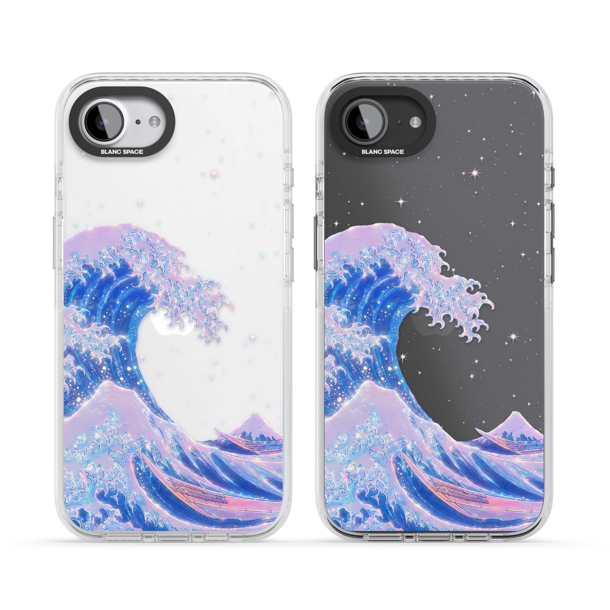 The Great Wave In Opal japanese iPhone case | Clear Impact case for iPhone 16e, iPhone 17e