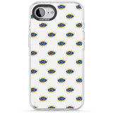 Gold Eyes Psychedelic Eyes Pattern