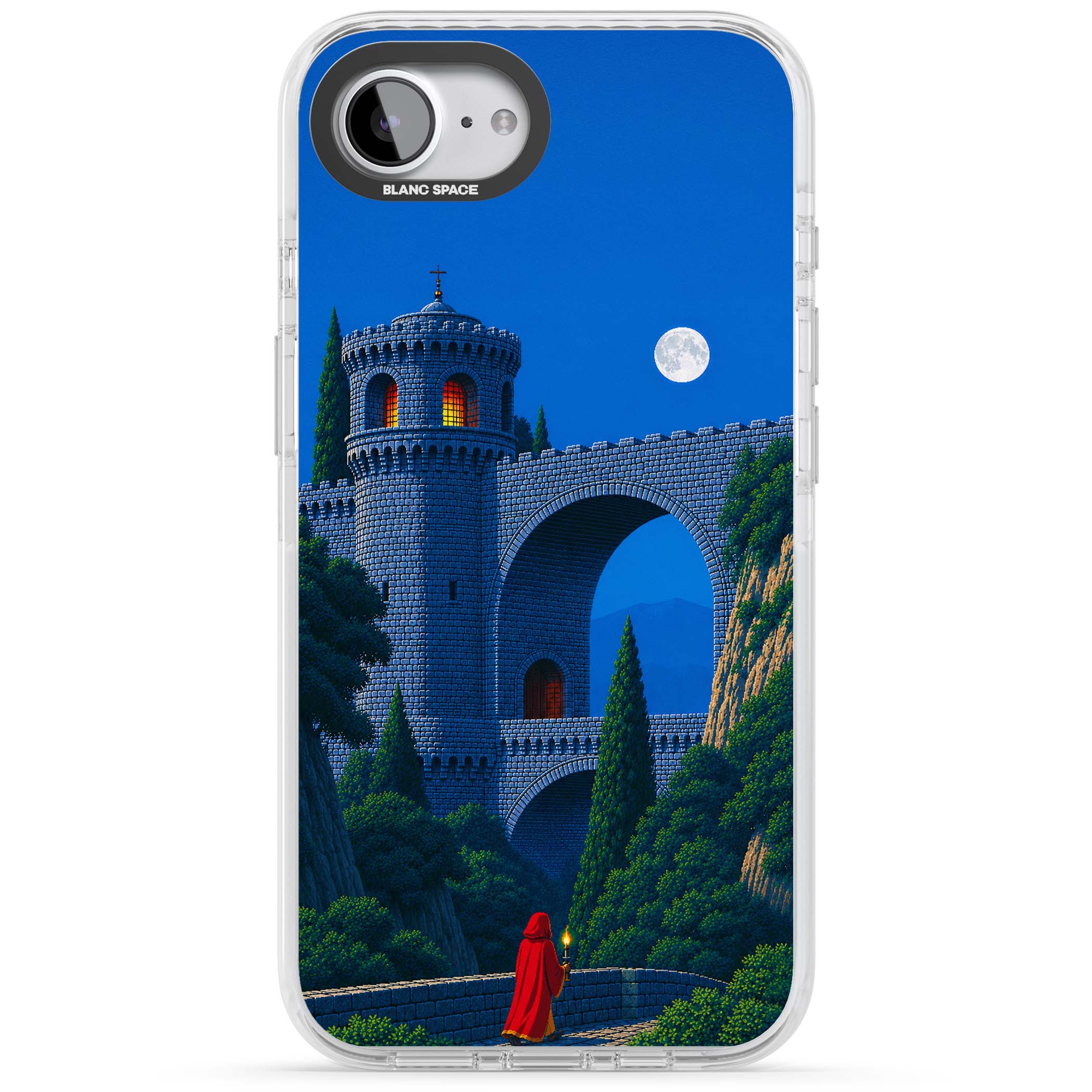 Castle Walls art iPhone case | Clear Impact case for iPhone 16e, iPhone 17e