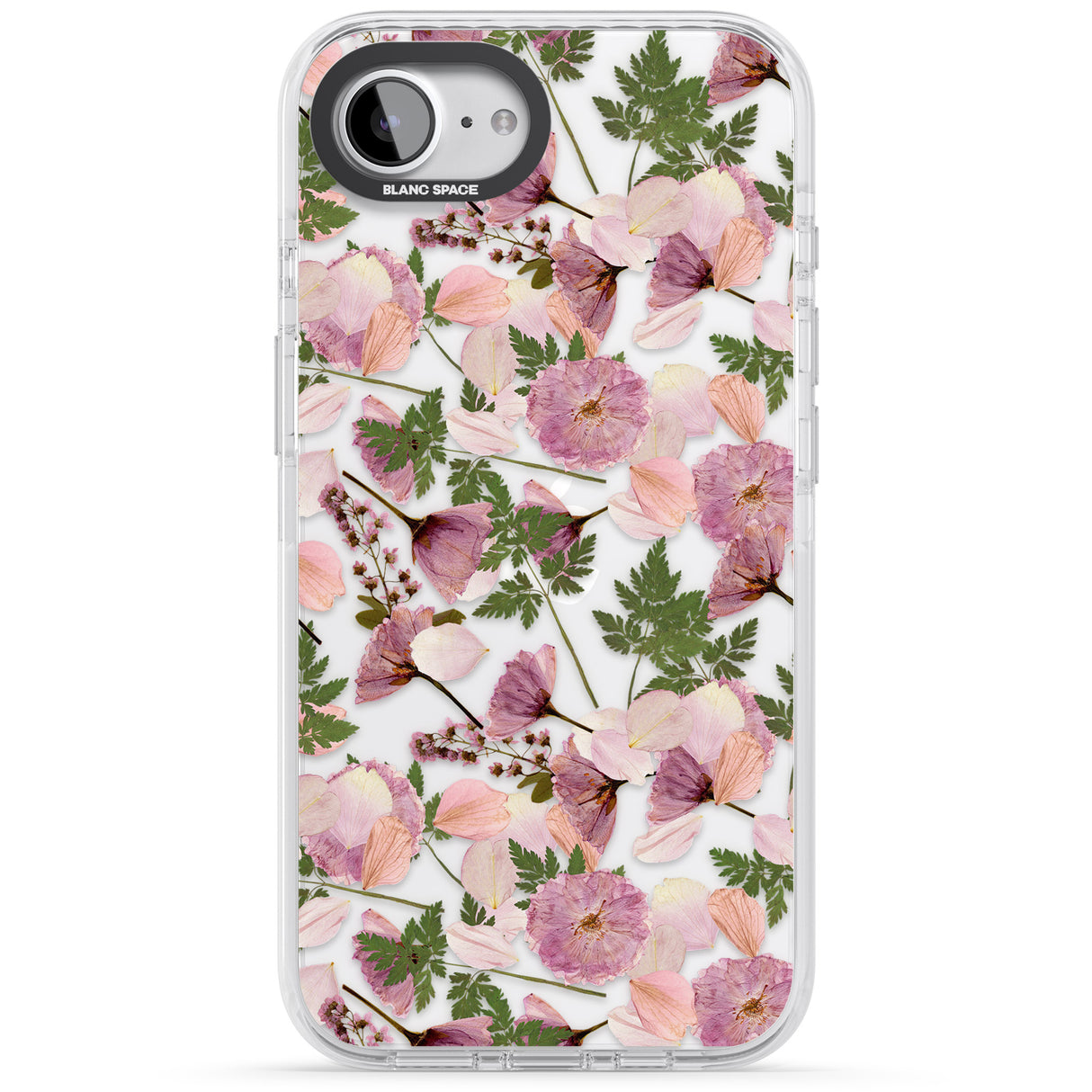 Leafy Floral Pattern Transparent Design