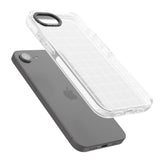 Simplistic Large Grid Pattern White (Transparent)