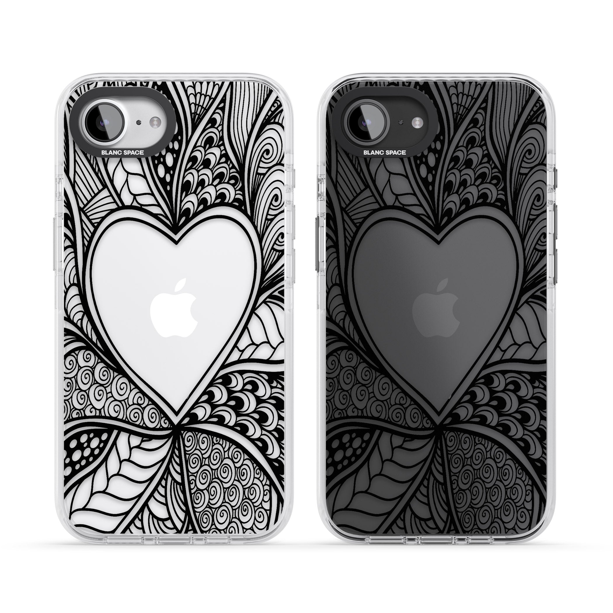 Black Henna Heart