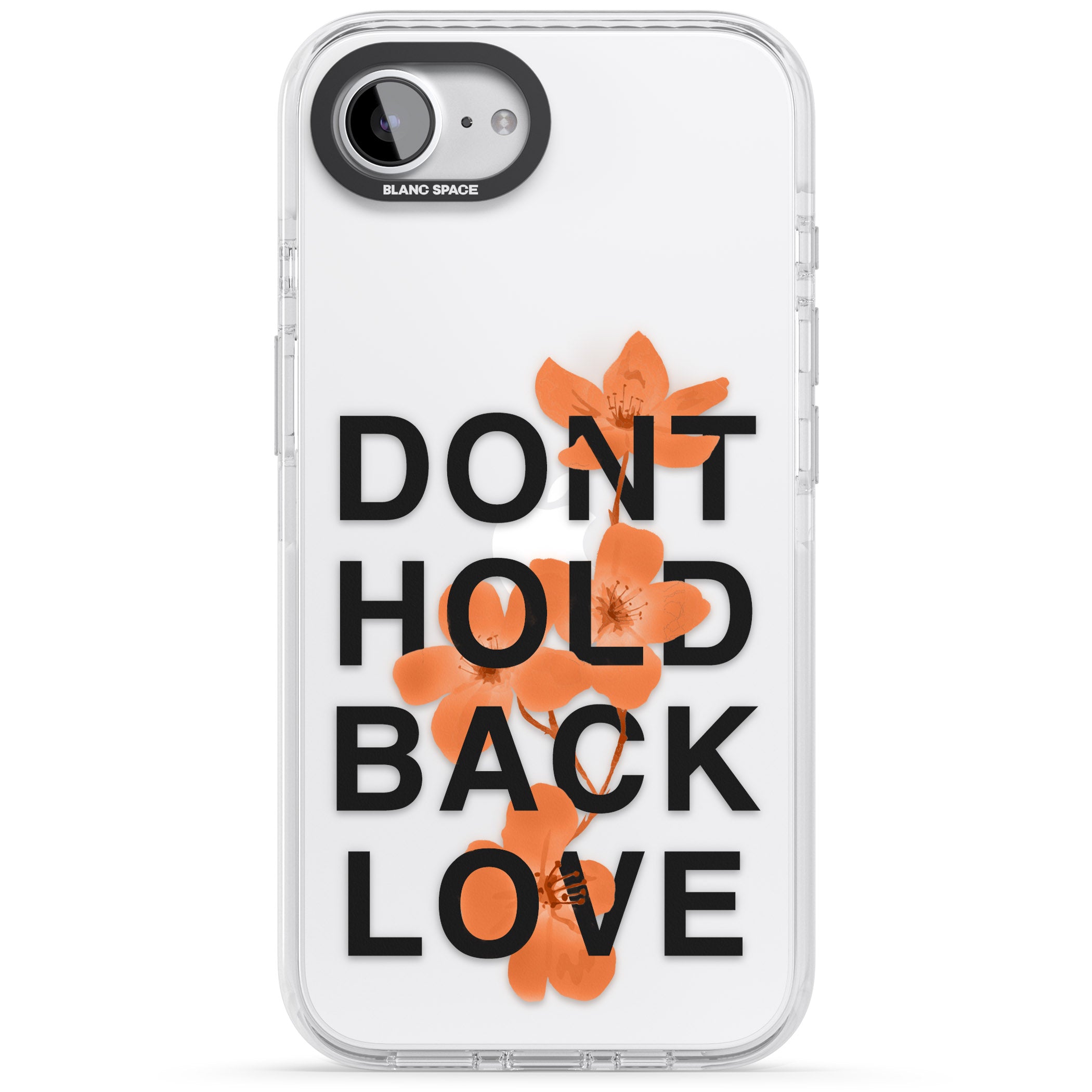 Don'T Hold Back Love Orange & Black