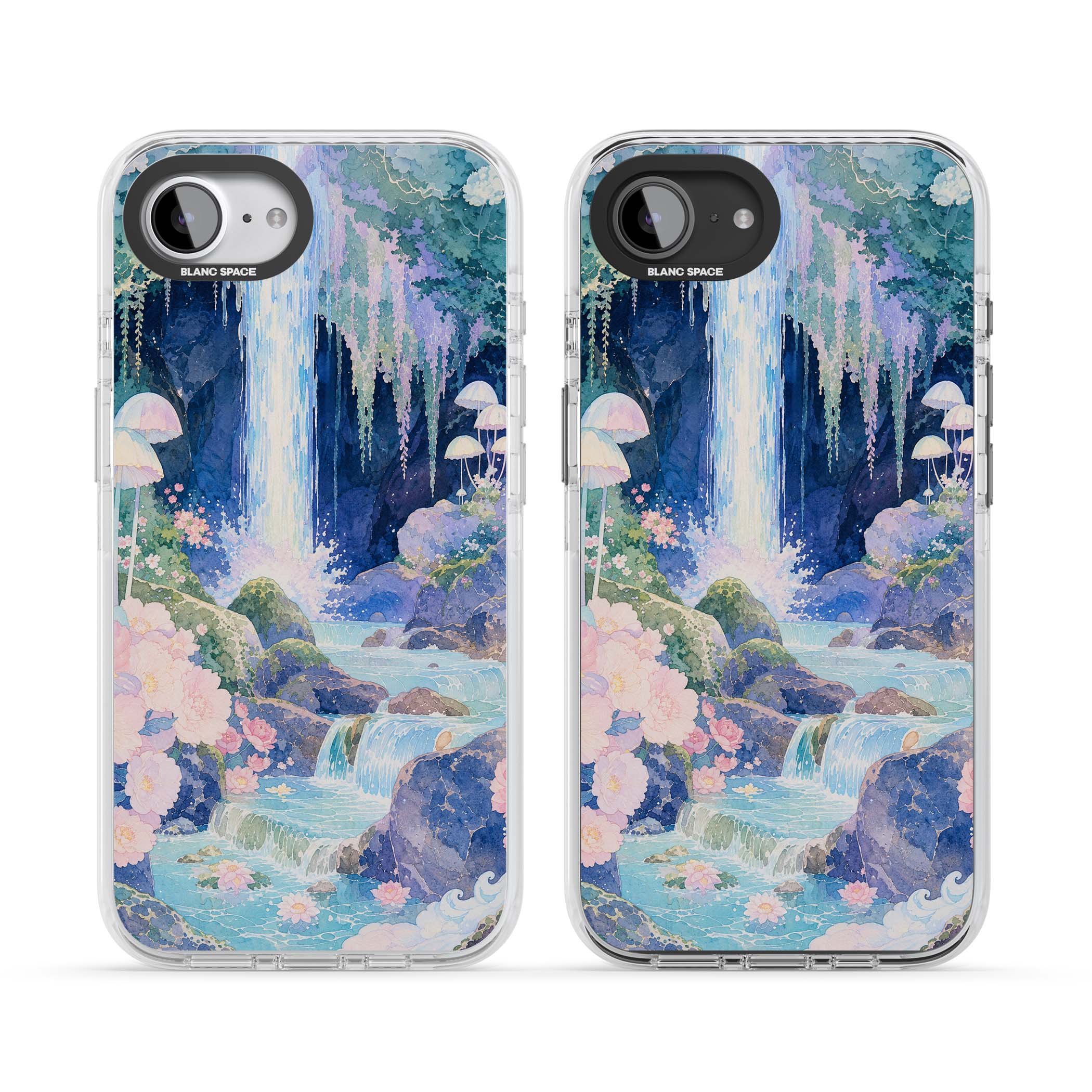 Mystic Waterfall art iPhone case | Impact Magsafe case for iPhone 16e, iPhone 17e