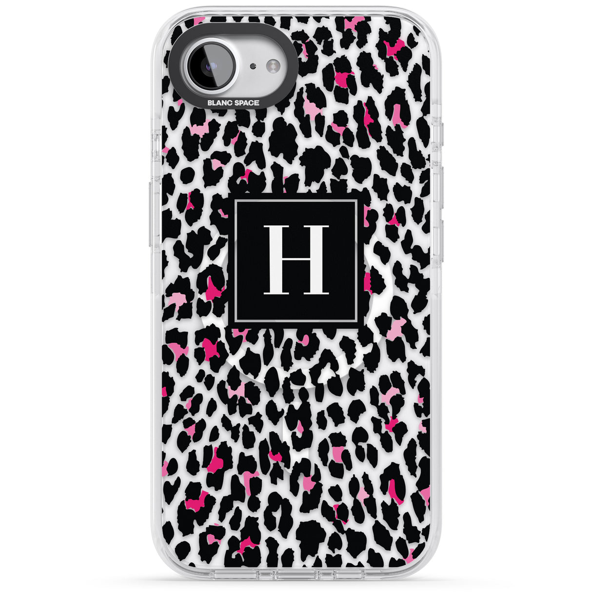 Personalised Pink Monogram Leopard Spots