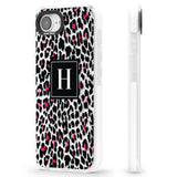 Personalised Pink Monogram Leopard Spots