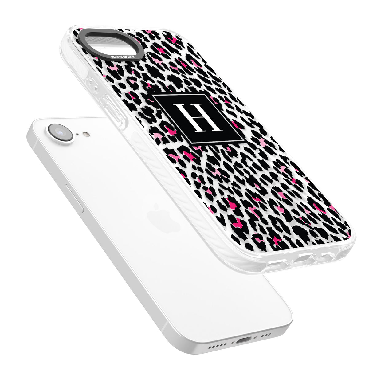 Personalised Pink Monogram Leopard Spots
