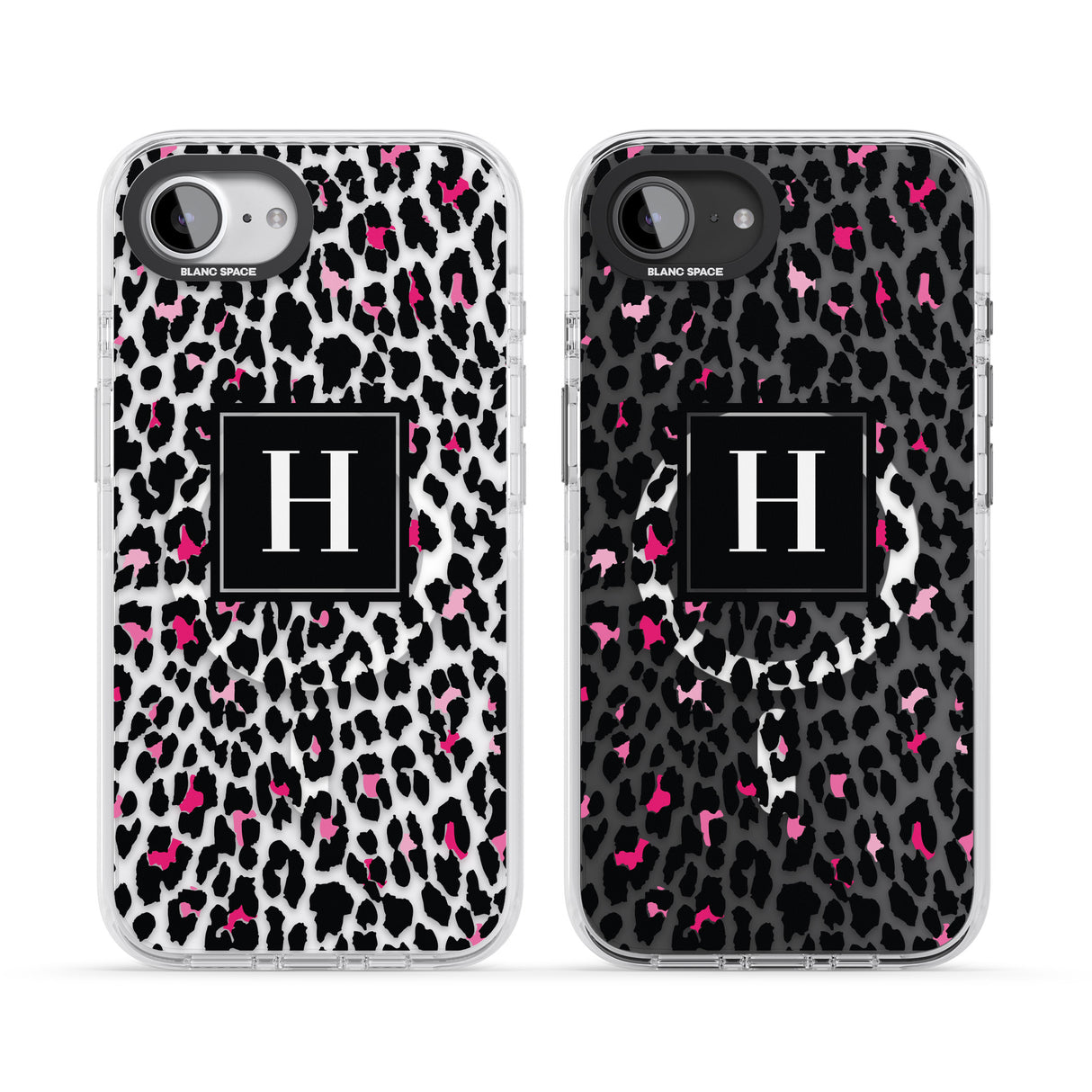 Personalised Pink Monogram Leopard Spots