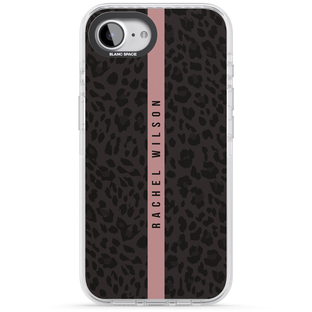 Personalised Pink Stripe Leopard Pattern