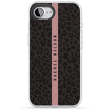 Personalised Pink Stripe Leopard Pattern