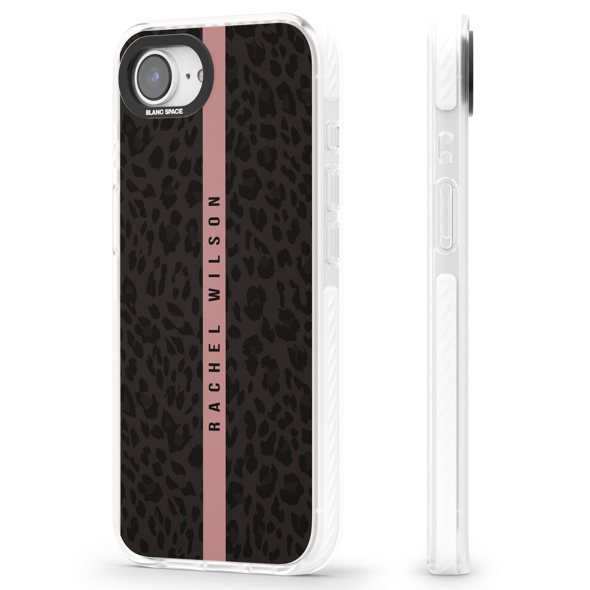 Personalised Pink Stripe Leopard Pattern