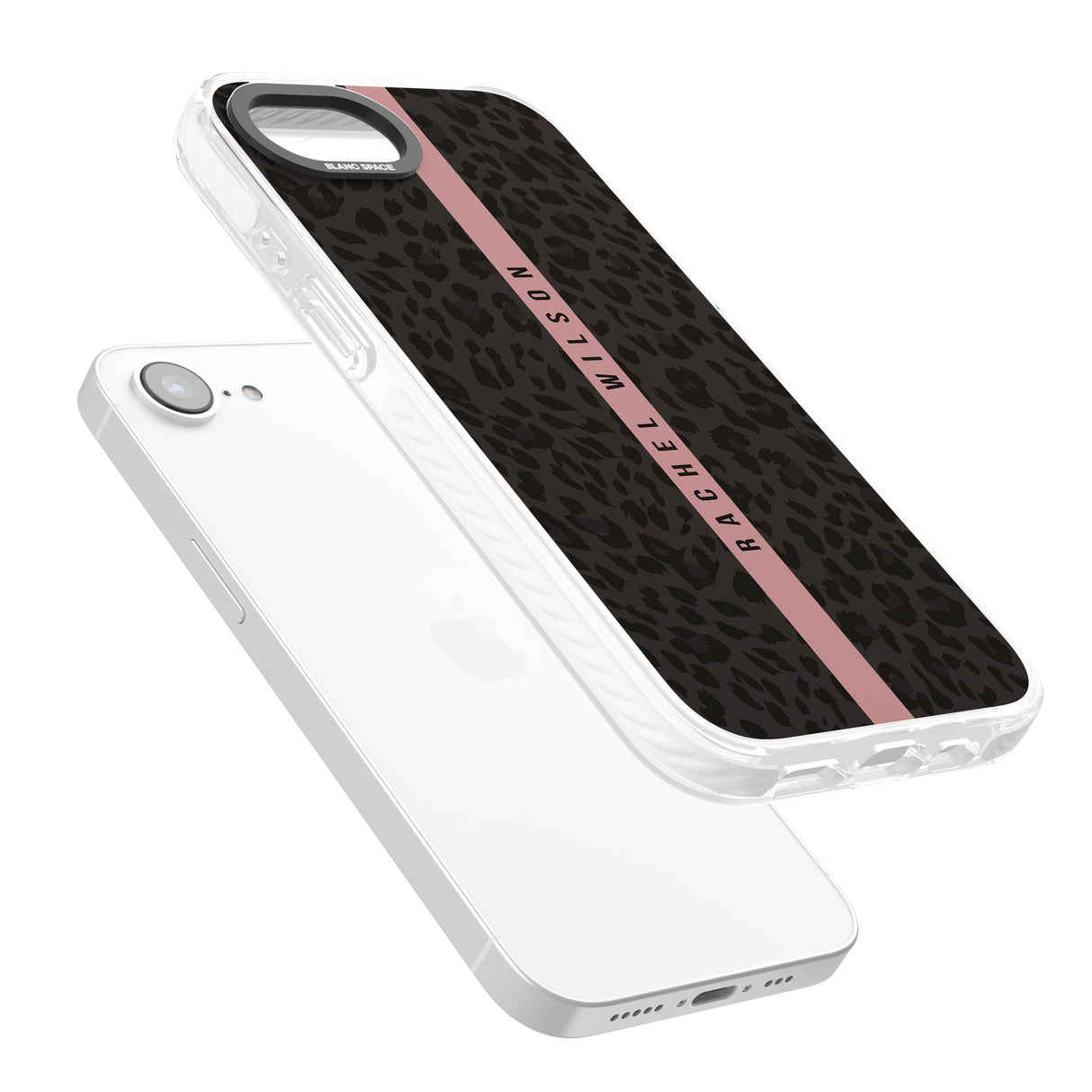 Personalised Pink Stripe Leopard Pattern