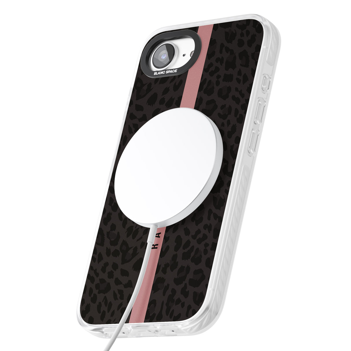 Personalised Pink Stripe Leopard Pattern