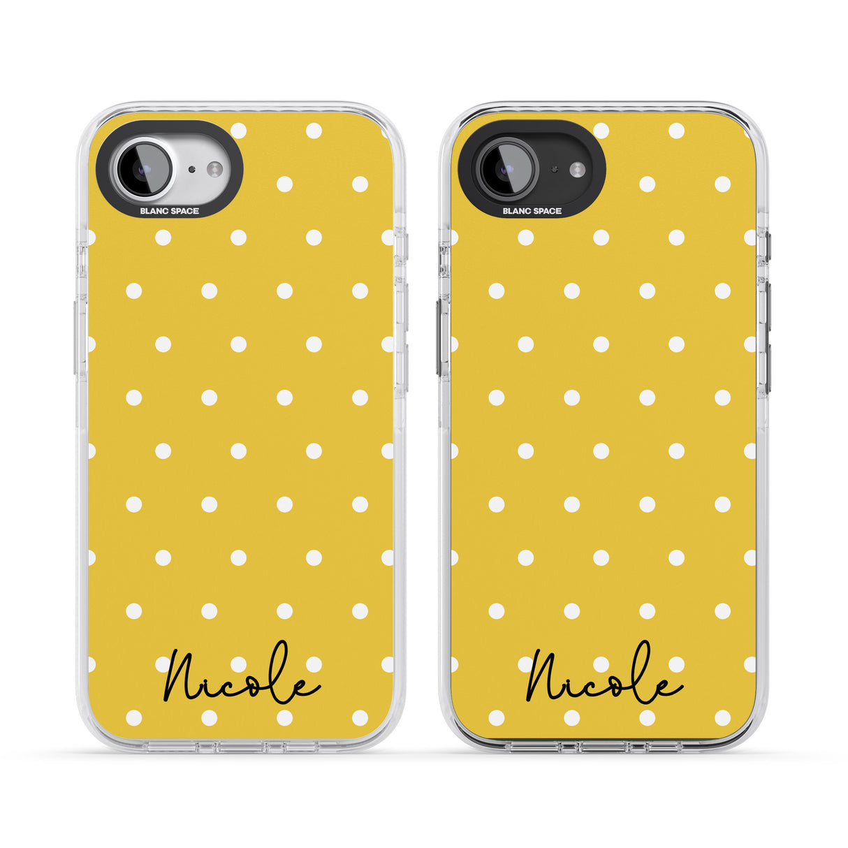 Personalised Yellow Polka Dot