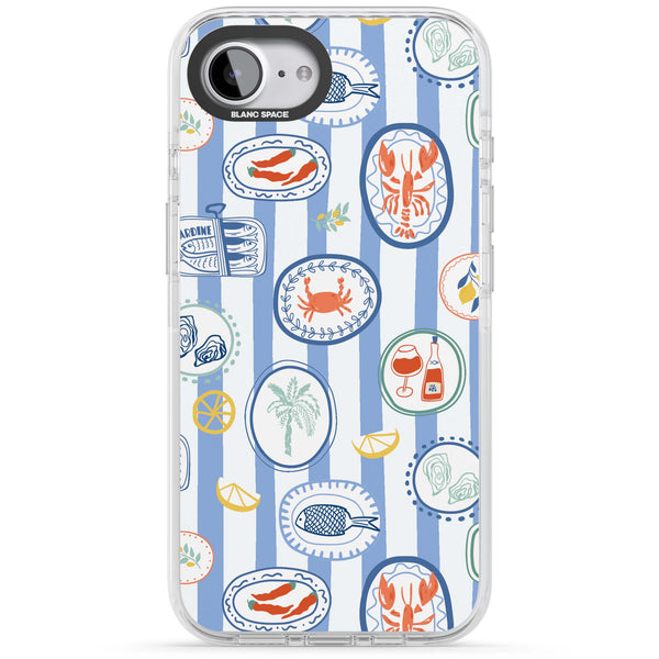 Nautical Stripes & Coastal Plates