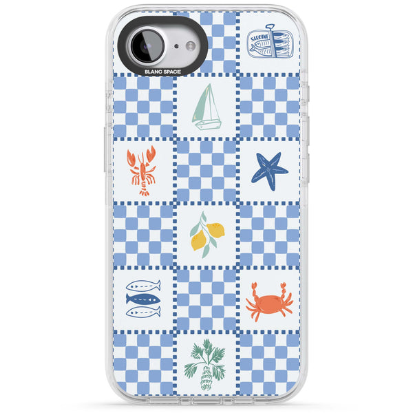 Coastal Blue Check