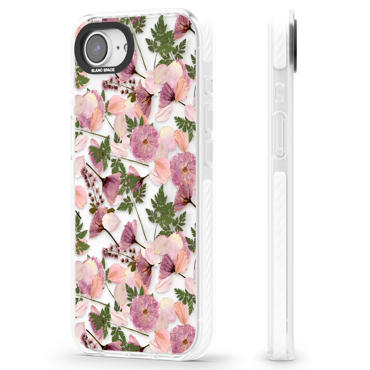 Leafy Floral Pattern Transparent Design
