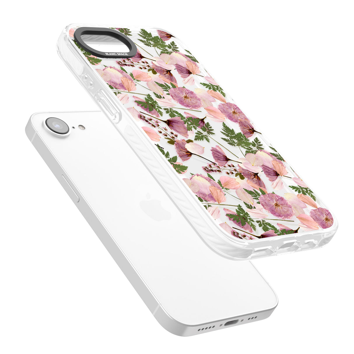 Leafy Floral Pattern Transparent Design