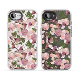 Leafy Floral Pattern Transparent Design