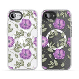 Purple Blossoms Transparent Floral