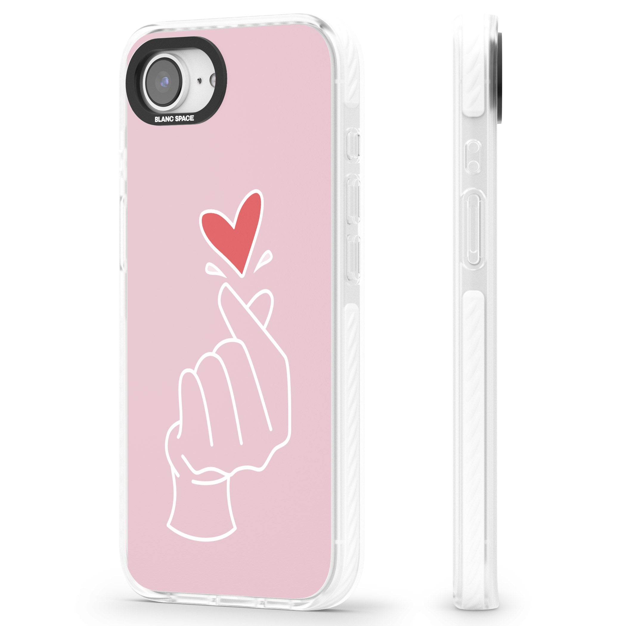 Pink Heart Hand
