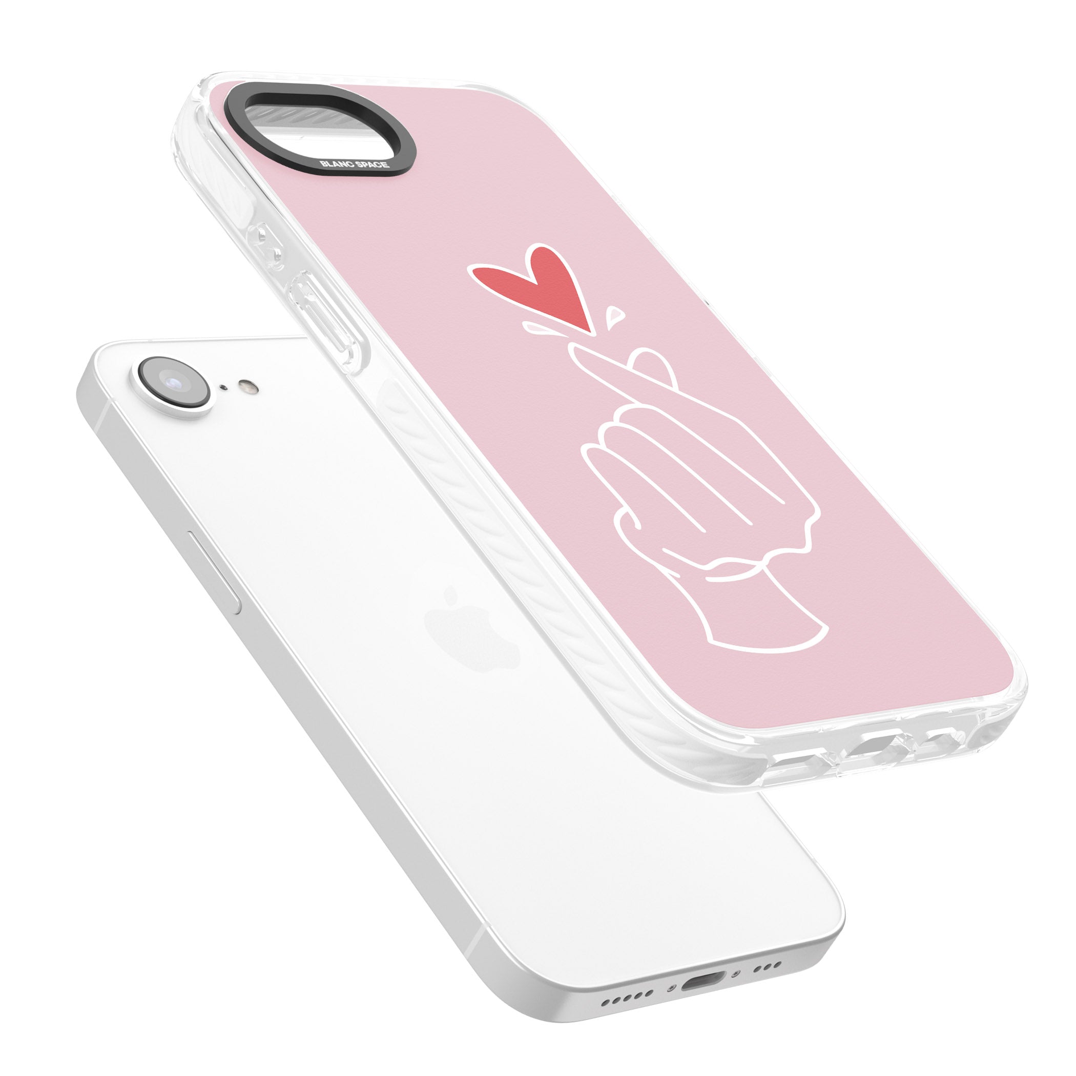 Pink Heart Hand