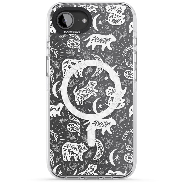 Forest Animal Silhouettes: White/Clear