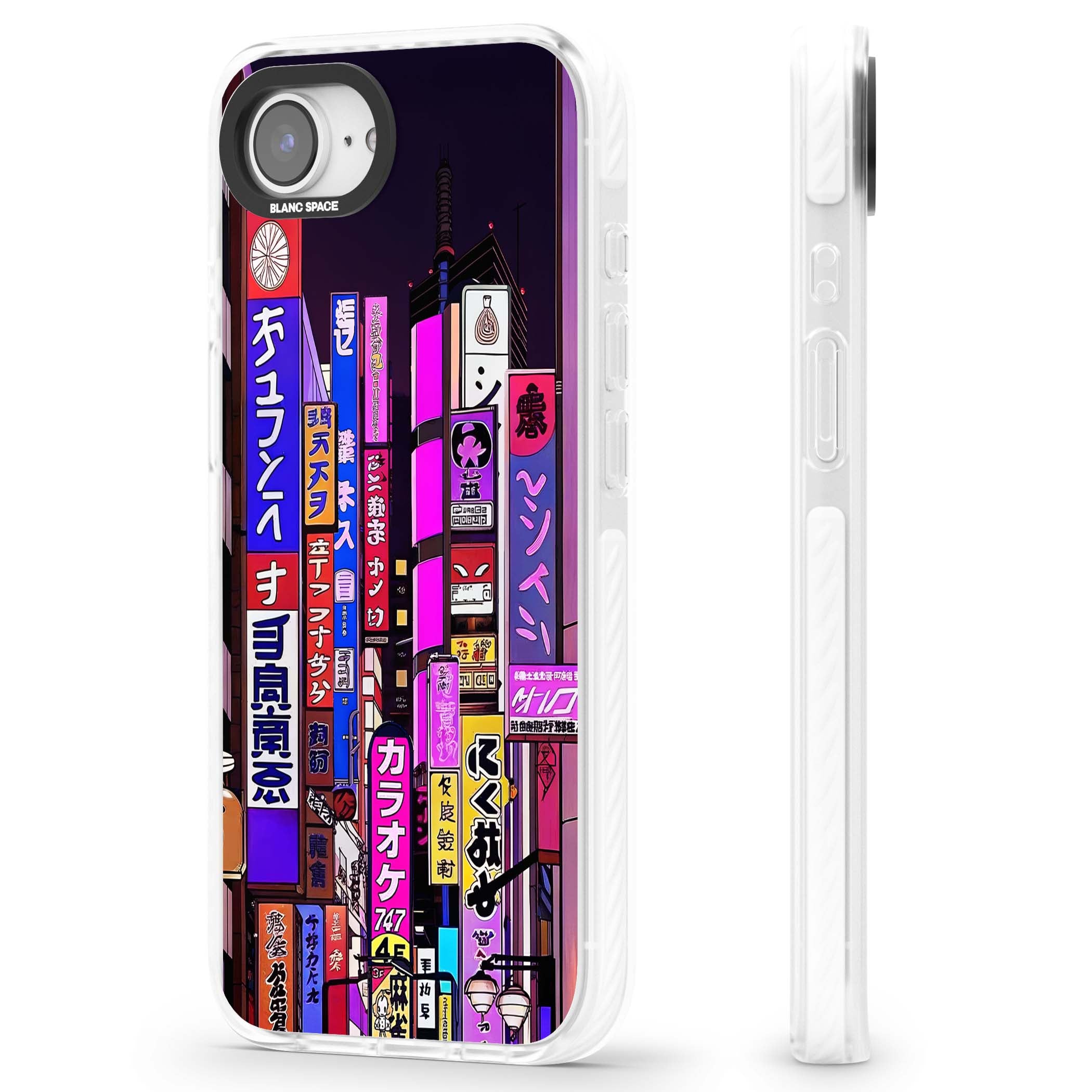 NEON NIGHT anime iPhone case | Impact Magsafe case for iPhone 16e, iPhone 17e