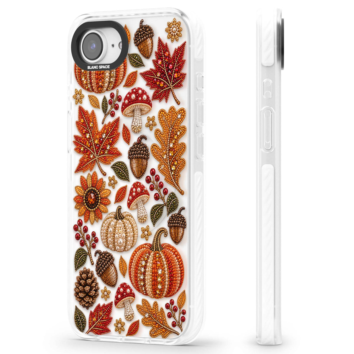Beaded Autumn iPhone case | Impact Magsafe case for iPhone 16e, iPhone 17e