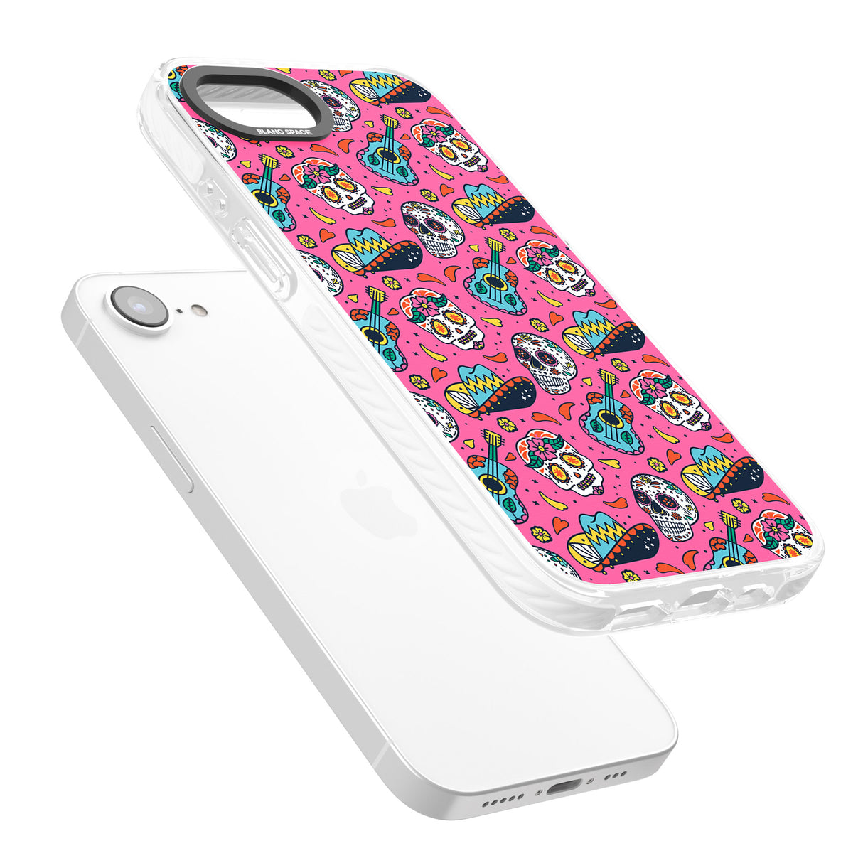 Pink Day of The Dead Pattern