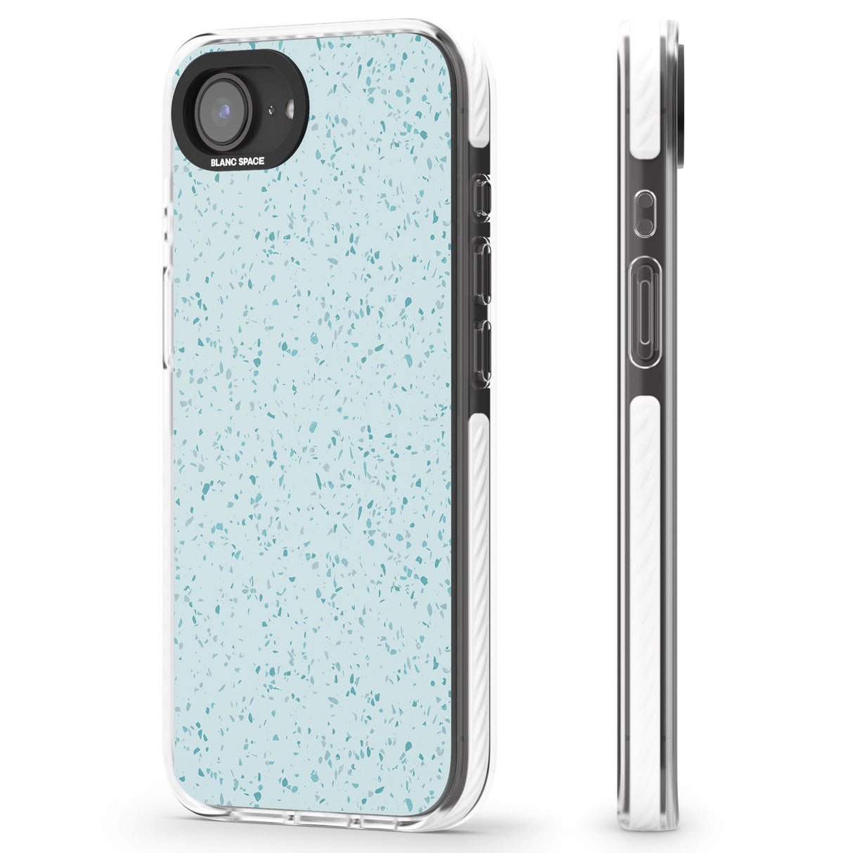 Light Blue Terrazzo Pattern