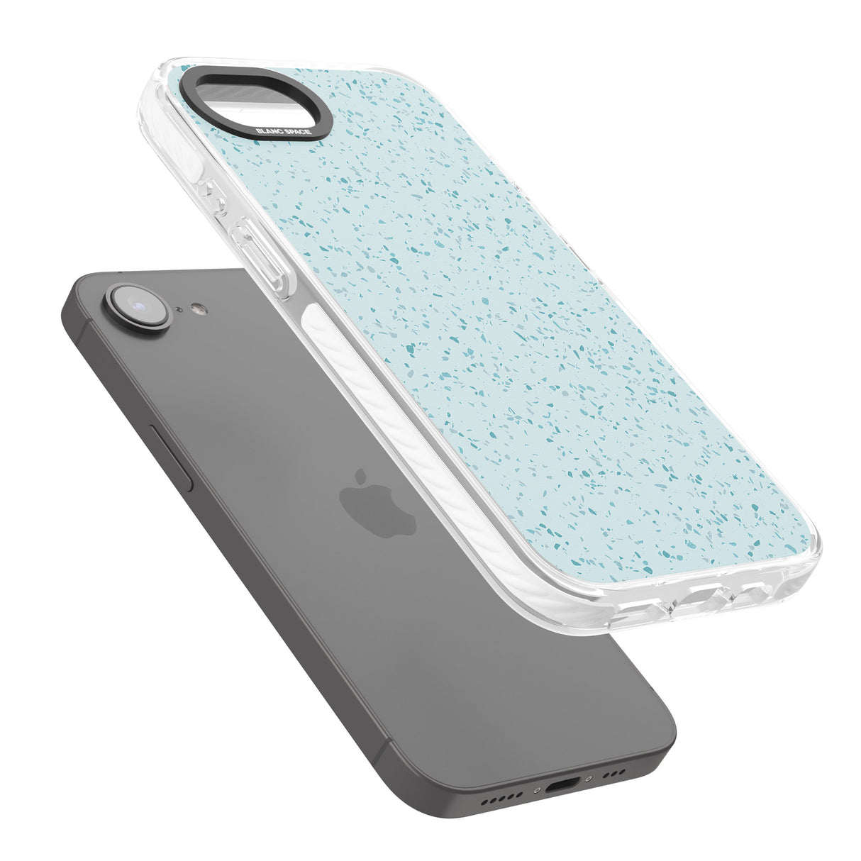 Light Blue Terrazzo Pattern