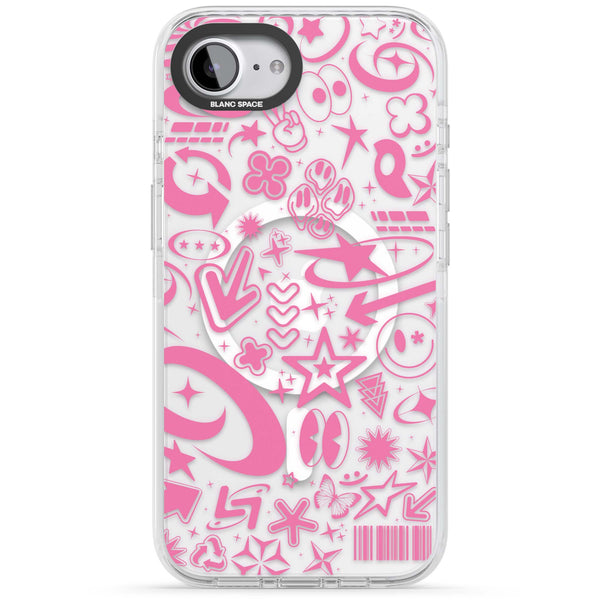 Soft Pink Y2K Pattern
