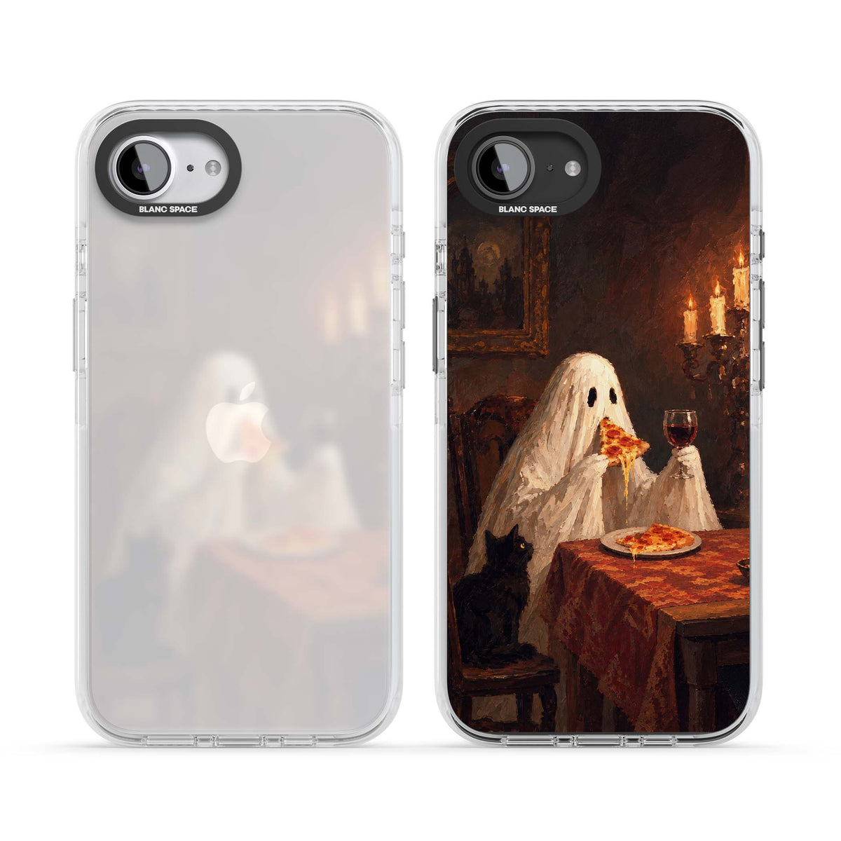 Lonely Night In art iPhone case | Clear Impact case for iPhone 16e, iPhone 17e