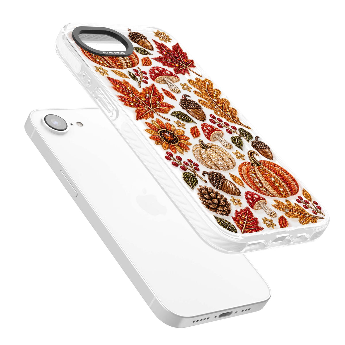 Beaded Autumn iPhone case | Clear Impact case for iPhone 16e, iPhone 17e