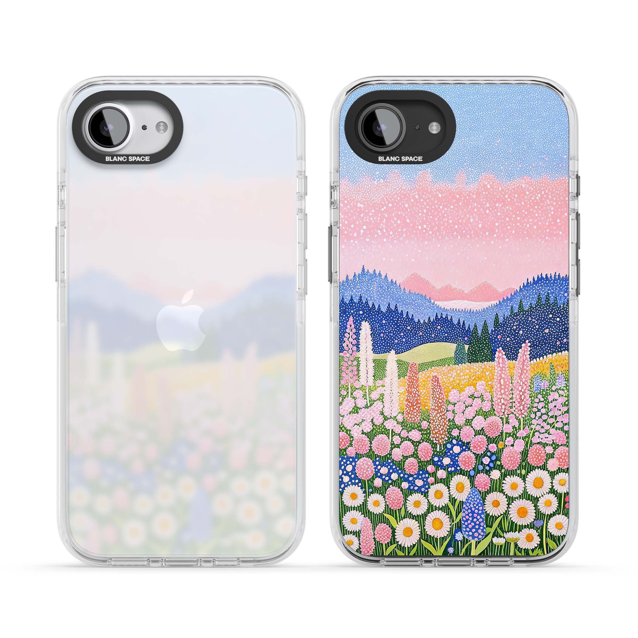 Valley Horizon cottagecore iPhone case | Clear Impact case for iPhone 16e, iPhone 17e