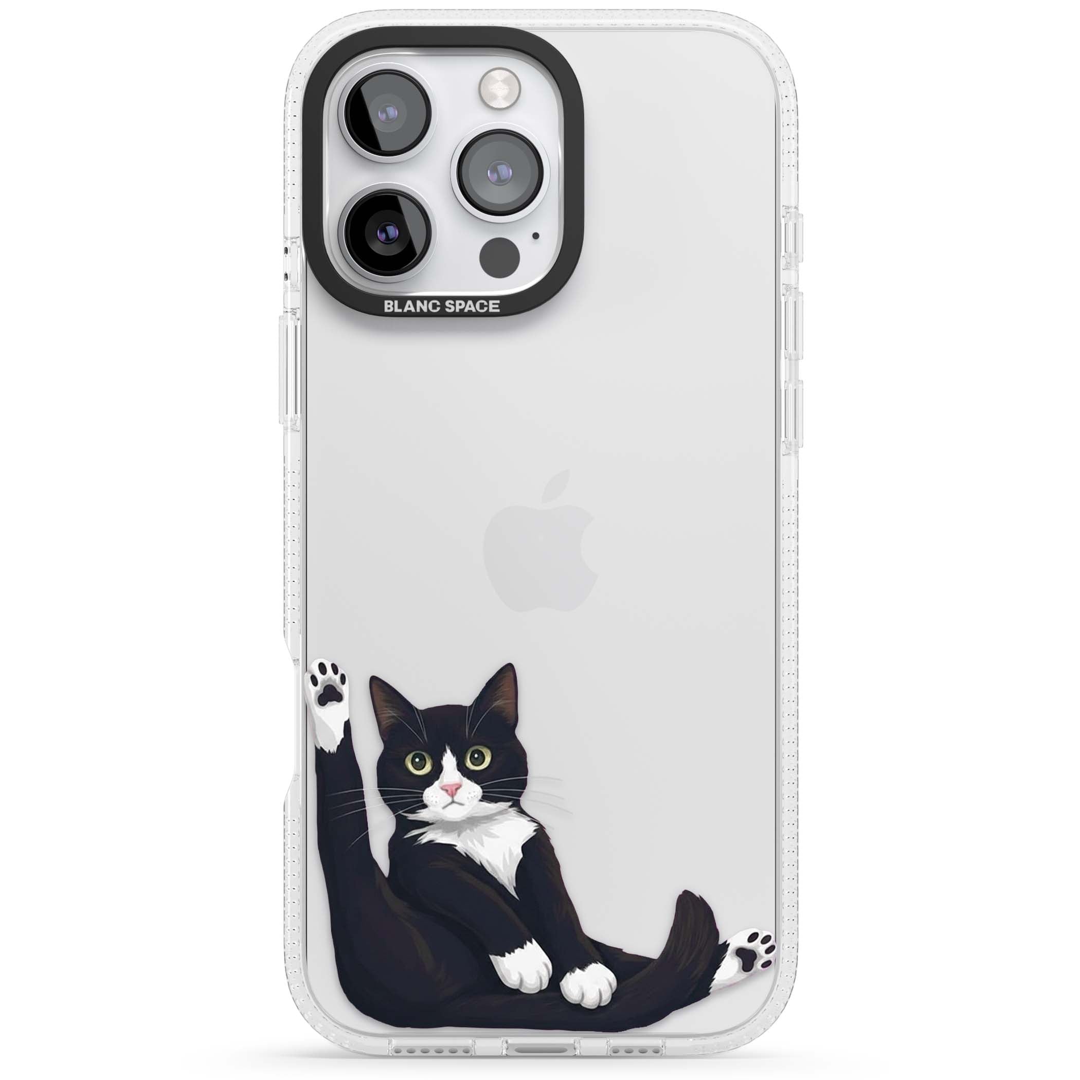 Mid-Groom Cat animals iPhone case | Clear Case Impact Air case for iPhone 16 Pro, iPhone 16 Pro Max