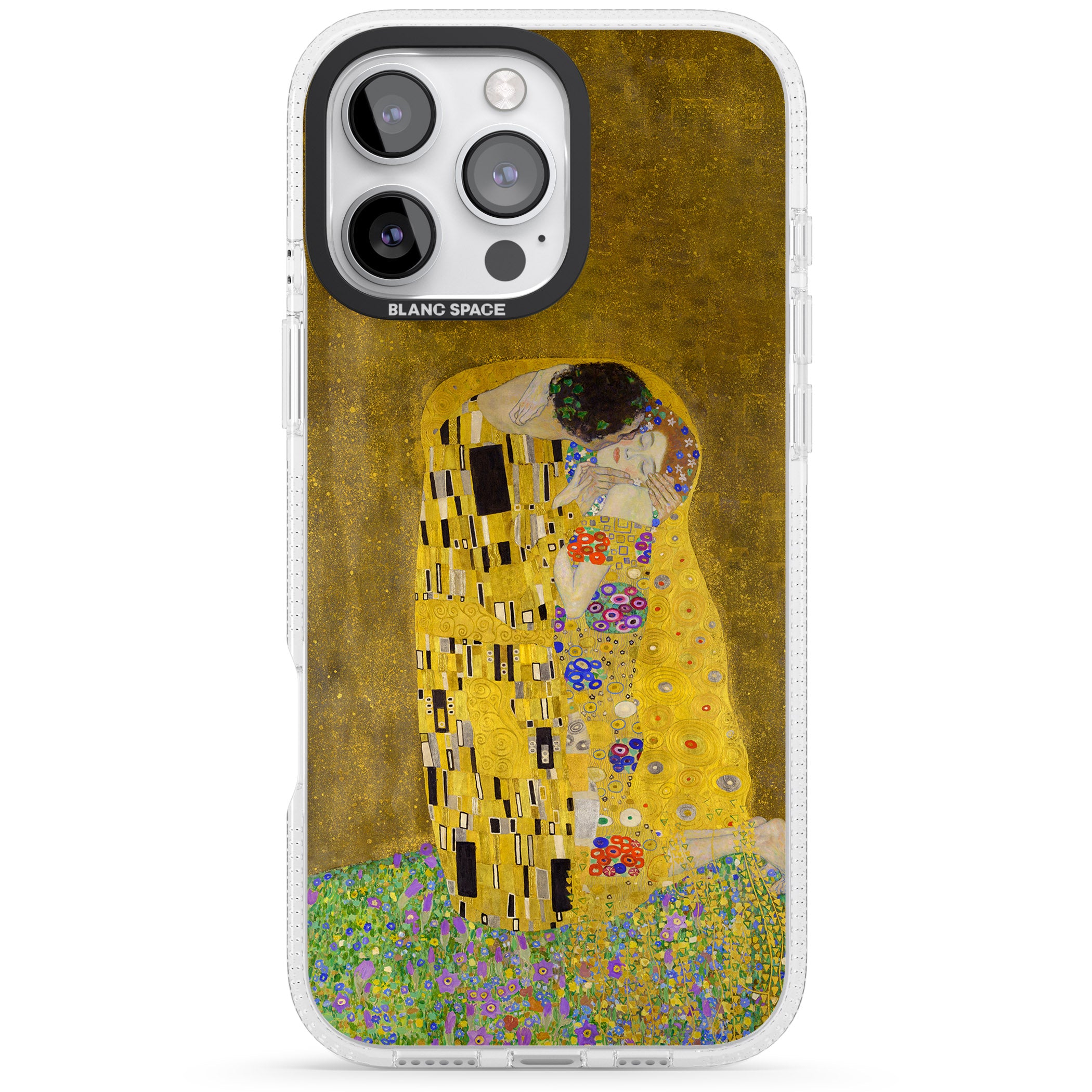 The Kiss iPhone 16 Pro Max / 16 Pro Clear Case Impact Air - Blanc Space