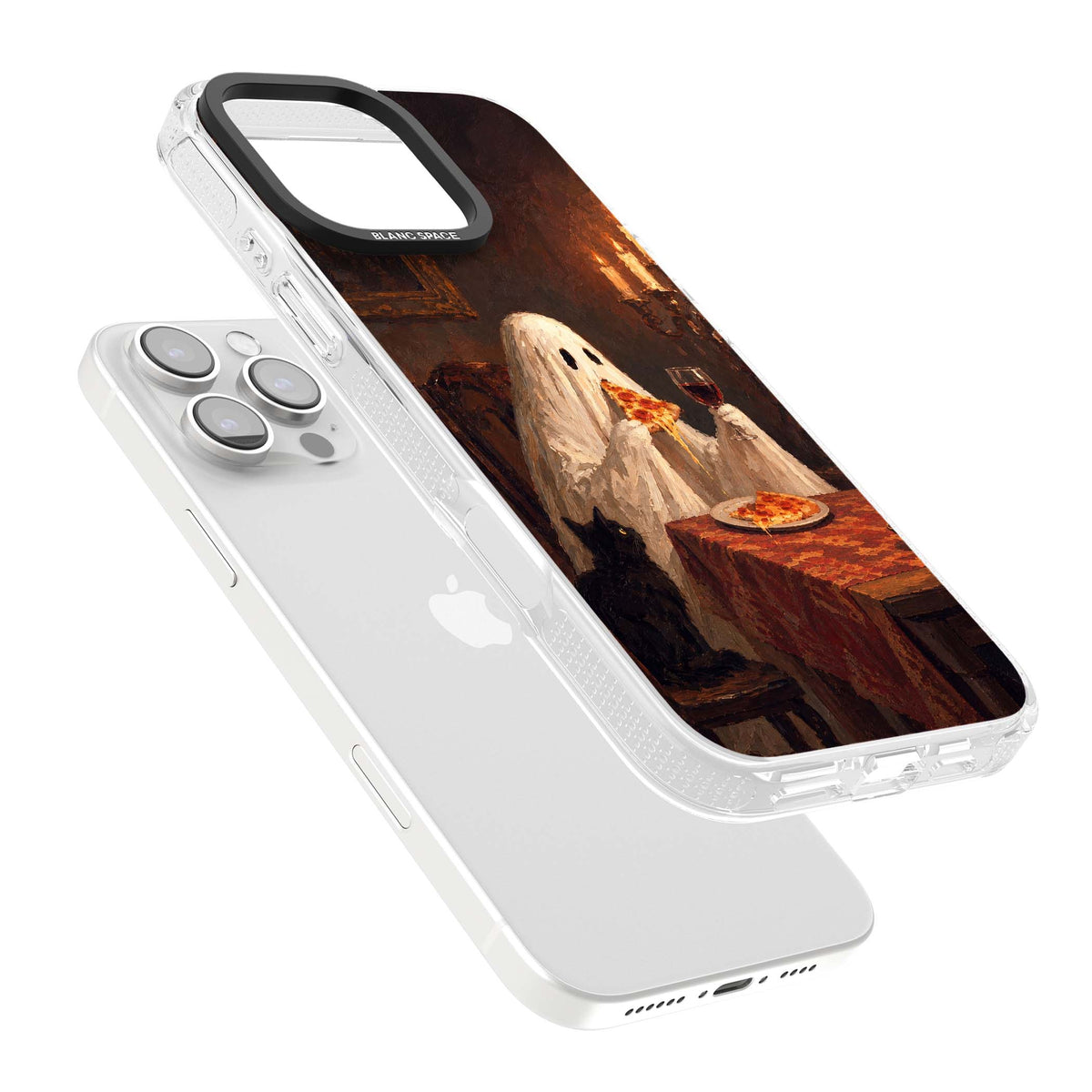 Lonely Night In art iPhone case | Clear Case Impact Air case for iPhone 16 Pro, iPhone 16 Pro Max