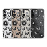 Butterflies & Suns Impact Phone Case for iPhone 16 Pro, iPhone 16 Pro Max