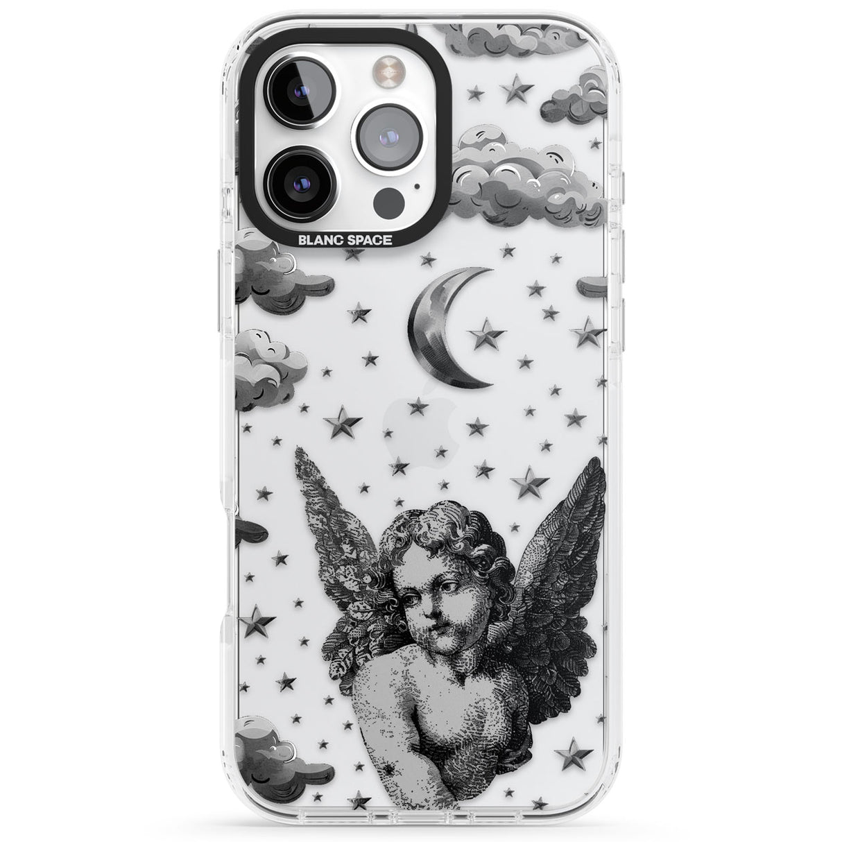 Celestial Cherub Impact Phone Case for iPhone 16 Pro, iPhone 16 Pro Max