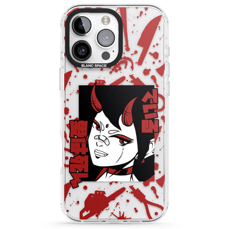 iPhone 16 Pro Max She's a Devil Black Impact Phone Case