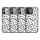 iPhone 16 Pro Max Dalmatian Print Black Impact Phone Case