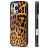 iPhone 16 Pro Max Leopard Print Black Impact Phone Case