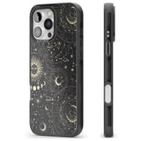 iPhone 16 Pro Max Suns & Zodiac Charts Astrological Black Impact Phone Case