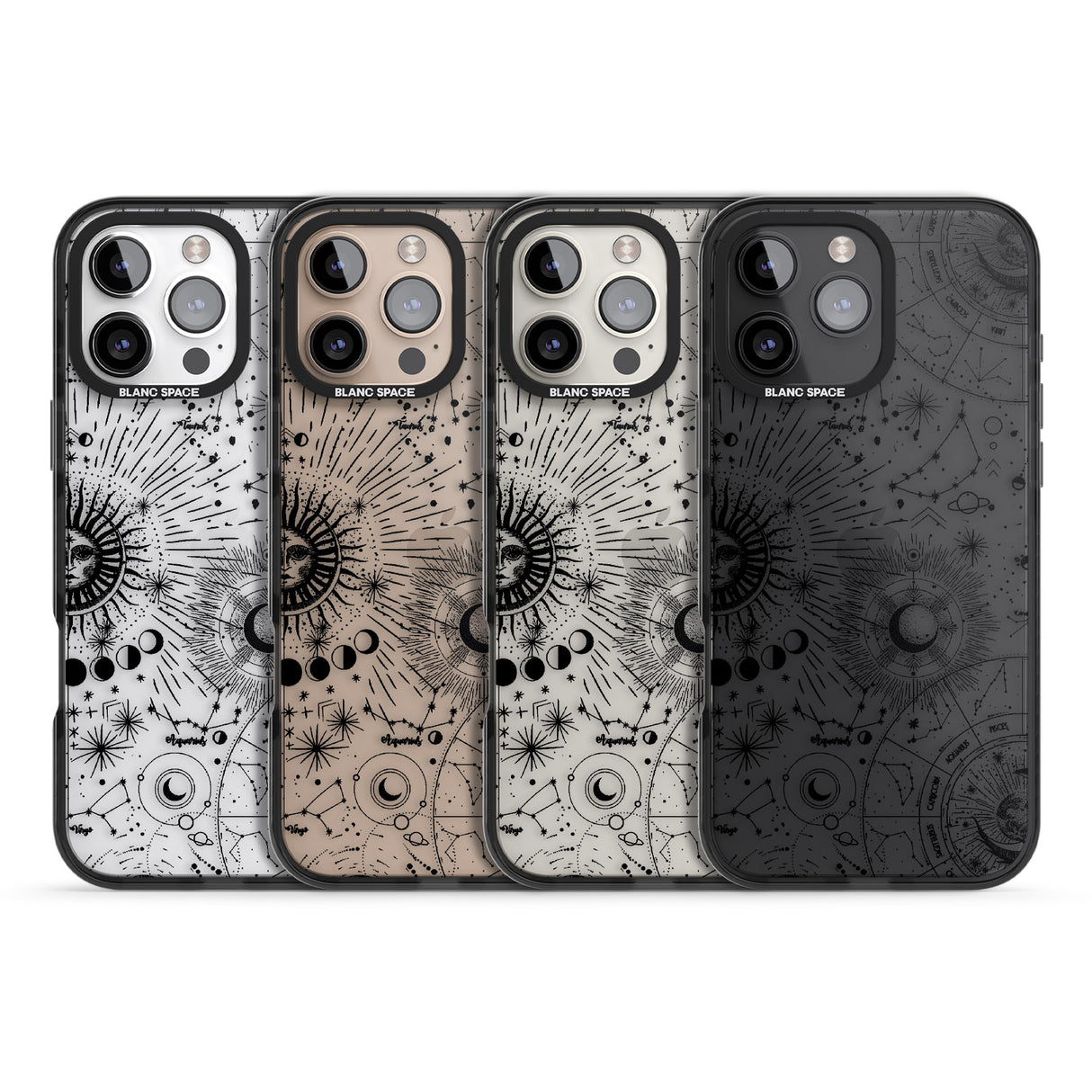 iPhone 16 Pro Max Suns & Constellations Astrological Black Impact Phone Case