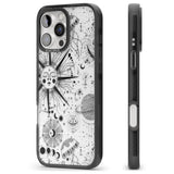 iPhone 16 Pro Max Large Sun Vintage Astrological Black Impact Phone Case