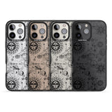 iPhone 16 Pro Max Suns & Planets Astrological Black Impact Phone Case