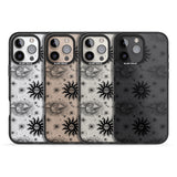 iPhone 16 Pro Max Suns & Clouds Vintage Astrological Black Impact Phone Case